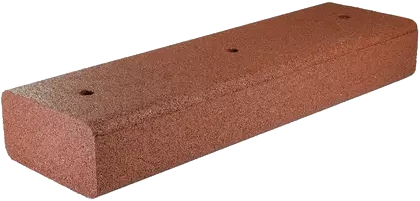 Rubber border tiles for use in equestrian facilities